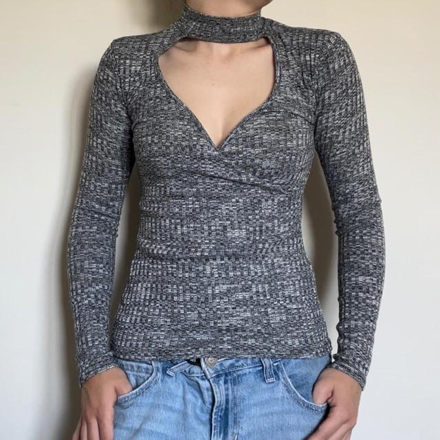 Jane Norman Women's Top - Grey - S on Productcaster.