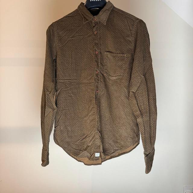 CP Company Men's Shirt - Brown/Khaki - M on Productcaster.