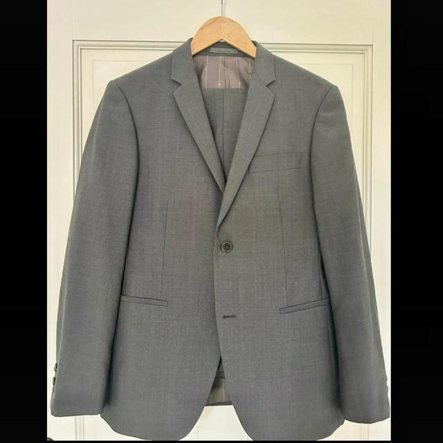 Calvin Klein Men's Suit - Grey - M on Productcaster.