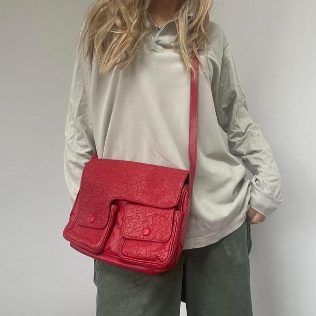 Vintage Women's Bag - Red on Productcaster.