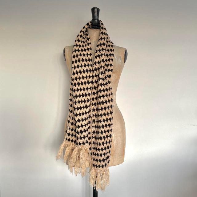 Vintage Women's Scarf - Cream on Productcaster.