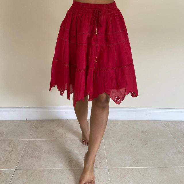 Women's Skirt - Red - S on Productcaster.