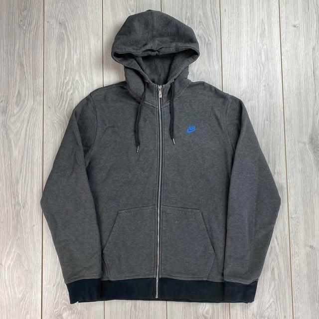 Nike Men's Hoodie - Grey - L on Productcaster.