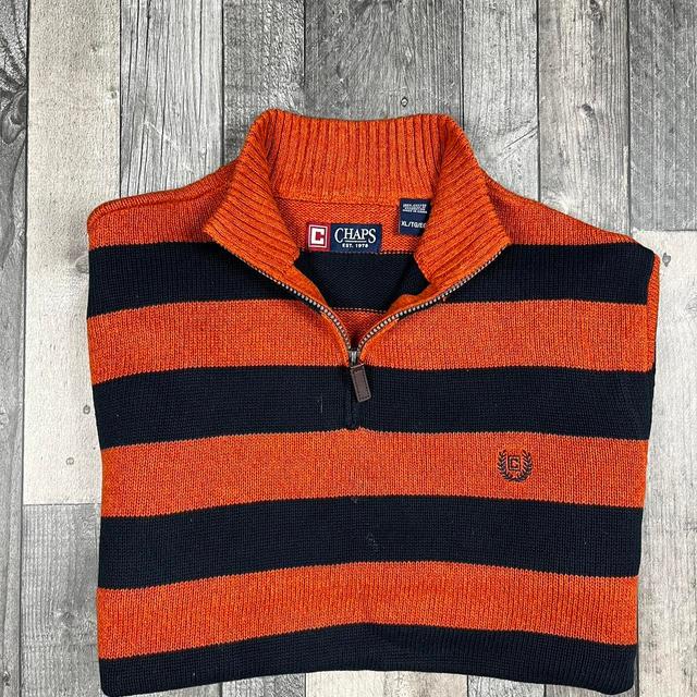 Chaps Men's Sweatshirt - Orange - XL on Productcaster.