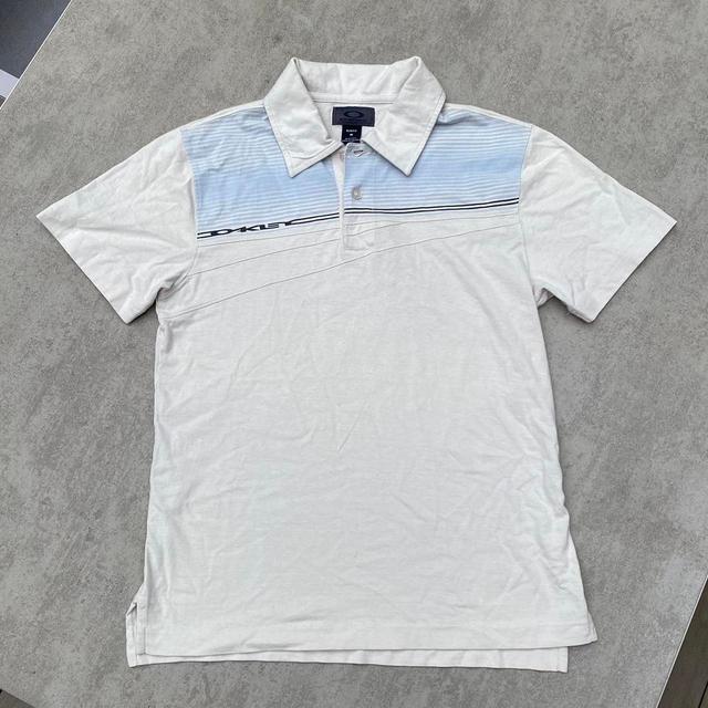 Oakley Men's Polo shirt - White/Cream - M on Productcaster.