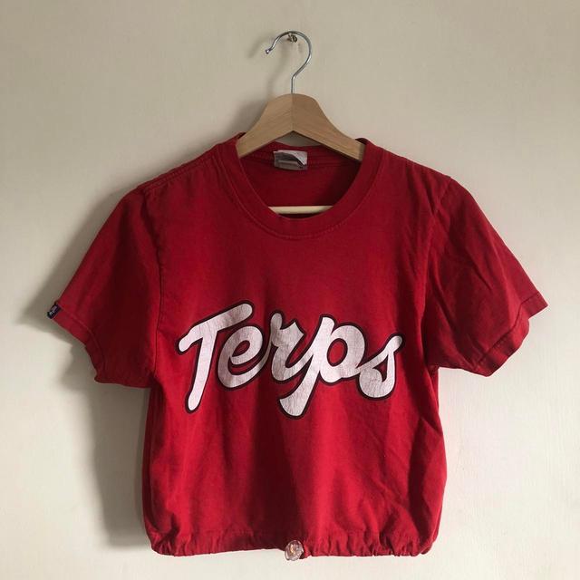 Urban Outfitters Women's Crop top - Red - S on Productcaster.