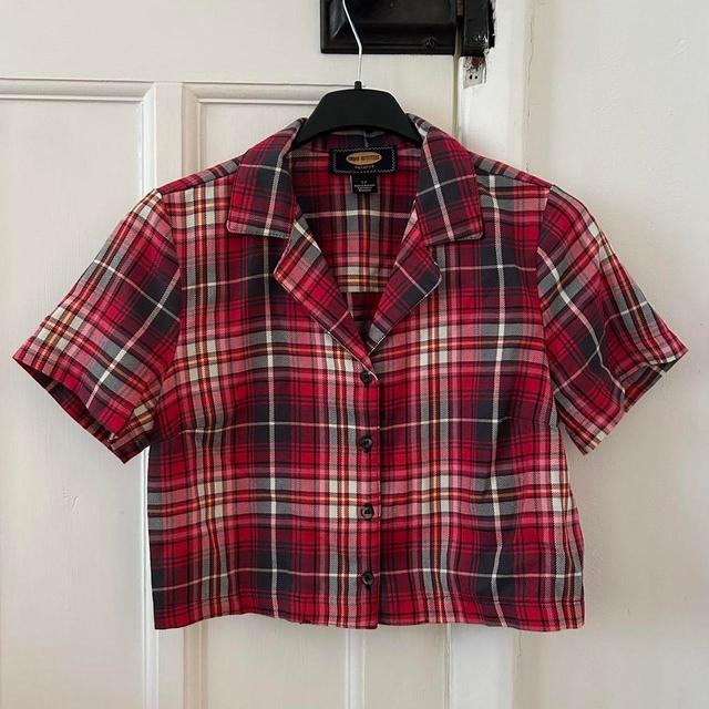 Urban Outfitters Women's Shirt - Red - S on Productcaster.