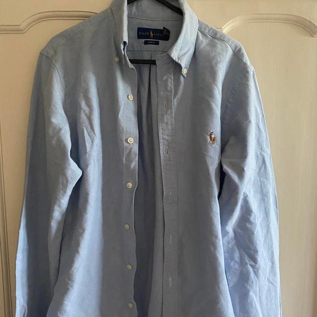 Ralph Lauren Men's Shirt - Blue - S on Productcaster.