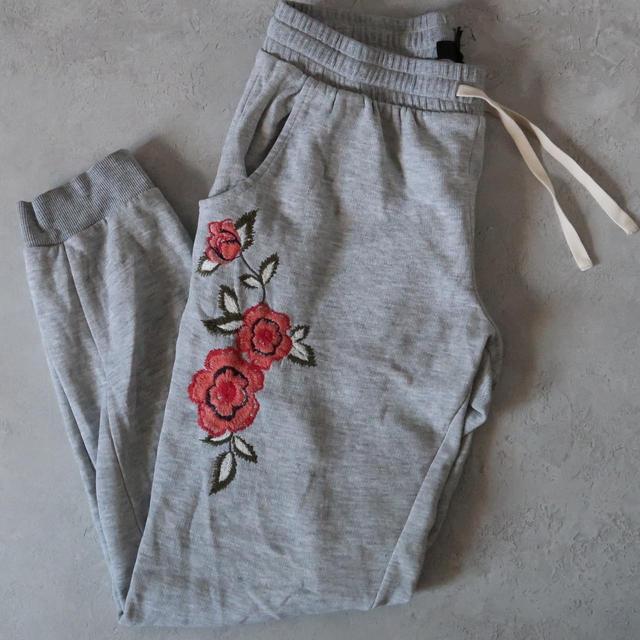 Topshop Women's Sweatpants - Grey/Pink - S on Productcaster.