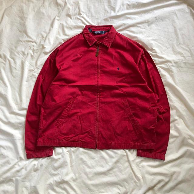 Polo Ralph Lauren Men's Bomber Jacket - Red - L on Productcaster.