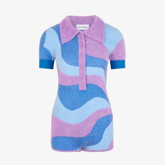 House of Sunny Women's Playsuit - Pink/Blue - UK 8 on Productcaster.