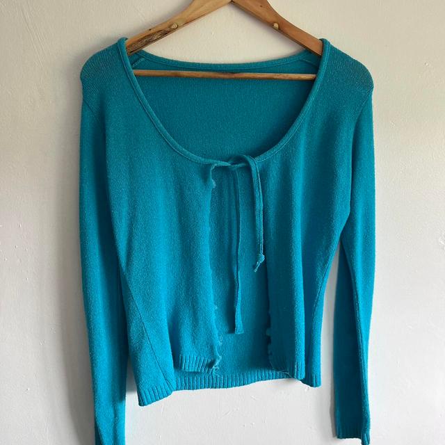 Women's Cardigan - Blue - M on Productcaster.