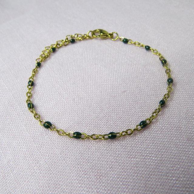 Handmade Women's Bracelet - Gold on Productcaster.