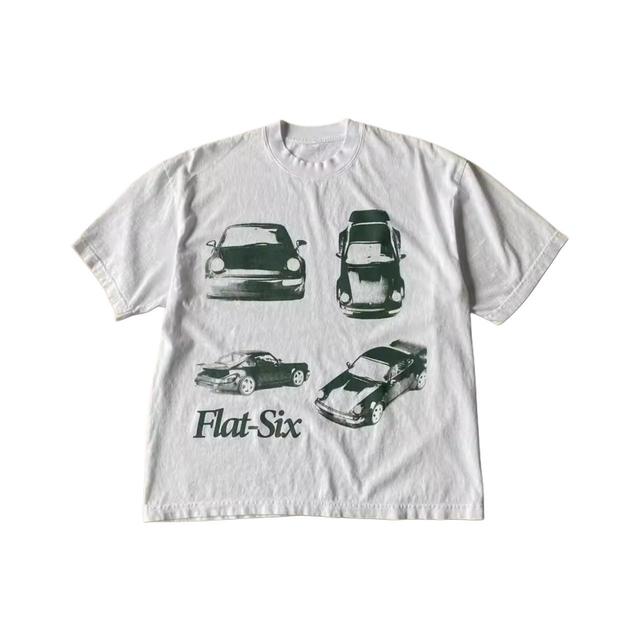 Men's T-shirt - White/Green - M on Productcaster.