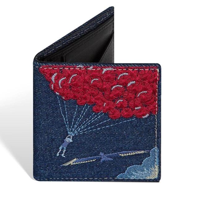 Derschutze Men's Cardholders - Blue on Productcaster.