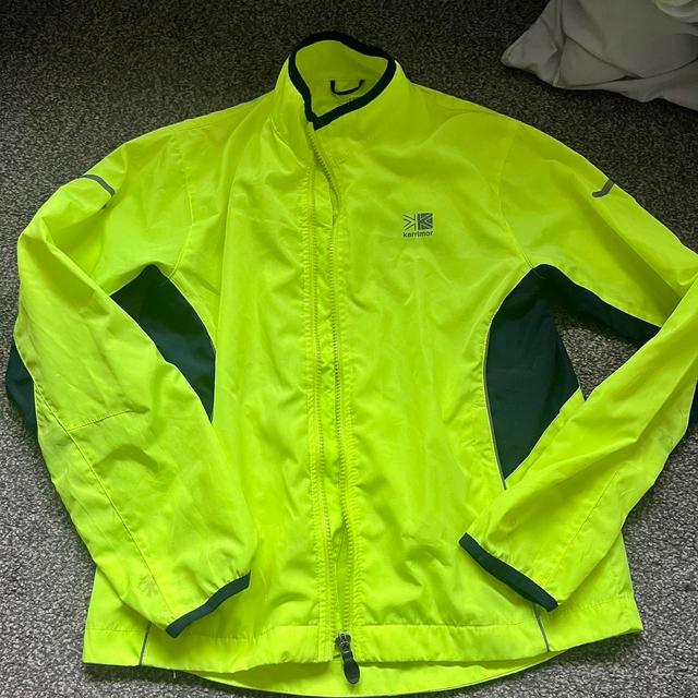 Karrimor Kids' Windbreaker Jacket - Green/Yellow - 13 years on Productcaster.