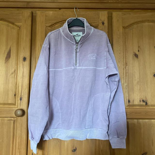 Hollister Co. Women's Sweatshirt - Purple - 8 on Productcaster.