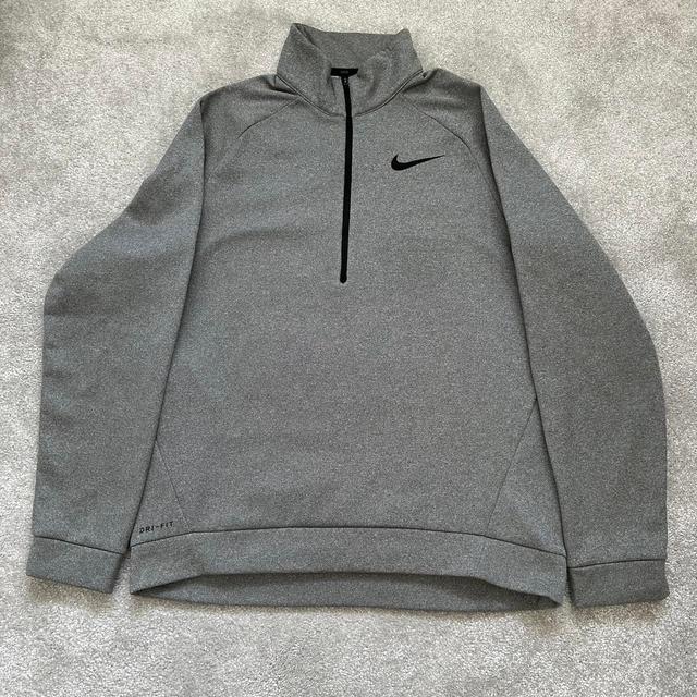 Nike Men's Sweatshirt - Grey - M on Productcaster.