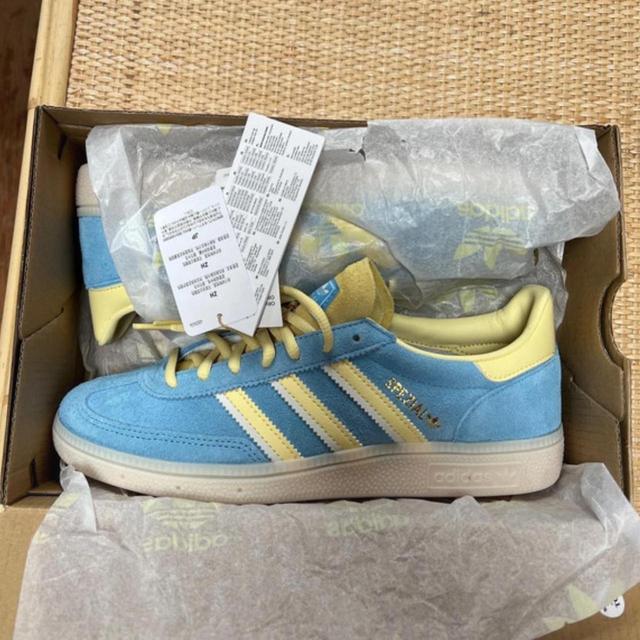 Adidas Women's Trainers - Blue/Yellow - UK 6 on Productcaster.