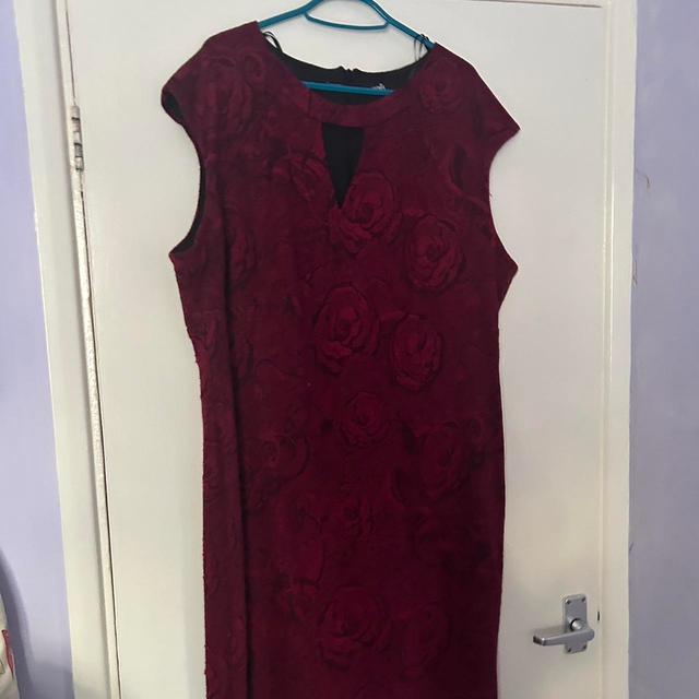 Wallis Women's Bodycon Dress - Burgundy - 20 on Productcaster.