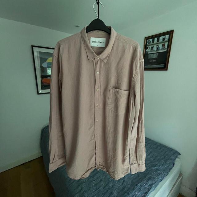 Our Legacy Men's Shirt - Pink - XXL on Productcaster.