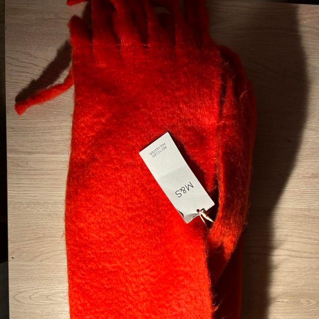 M&S Collection Women's Scarf - Red/Orange on Productcaster.