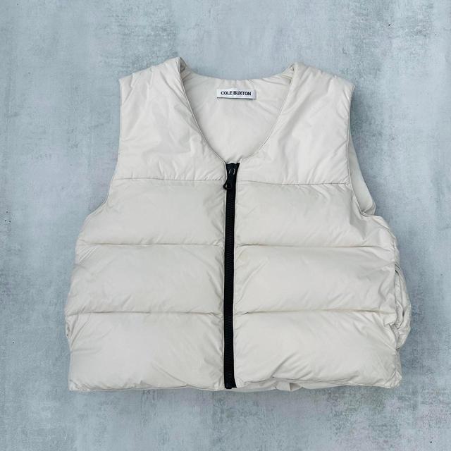 Cole Buxton Men's Gilet - White - S on Productcaster.