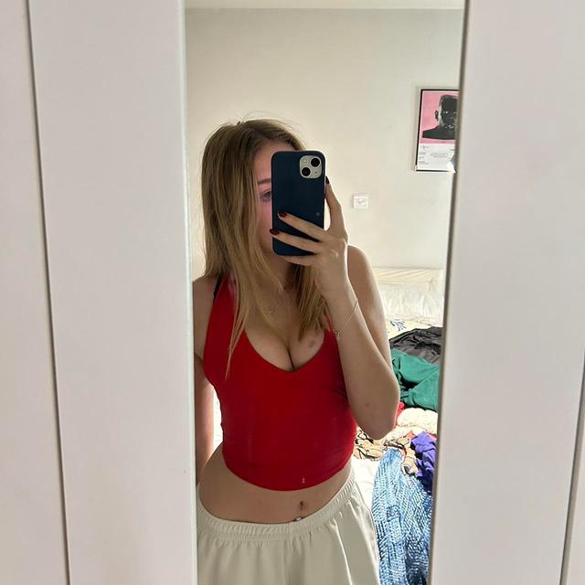 PacSun Women's Crop top - Red - M on Productcaster.