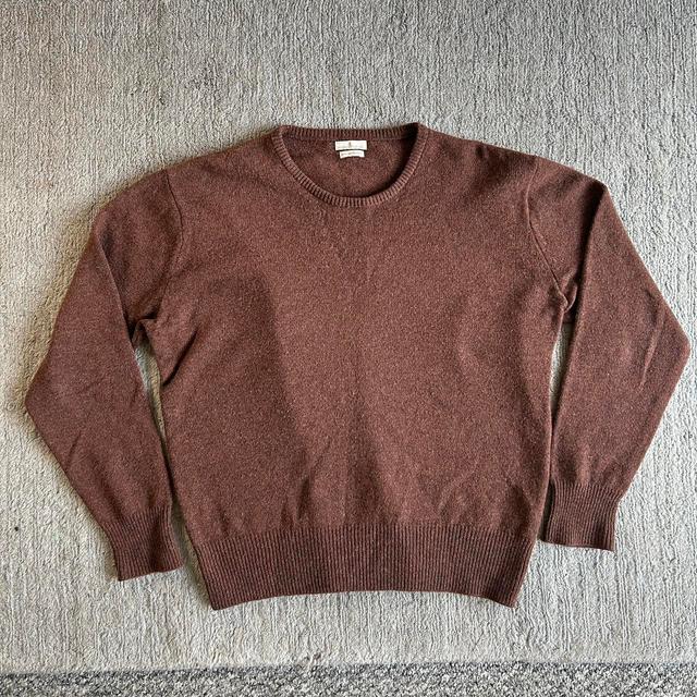 Vintage Men's Jumper - Brown - L on Productcaster.