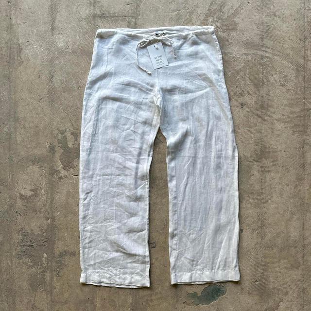 Vintage Women's Trousers - White - UK 10 on Productcaster.