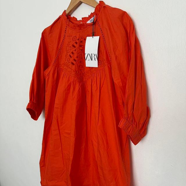 Zara Women's A-line Dress - Orange - XS on Productcaster.