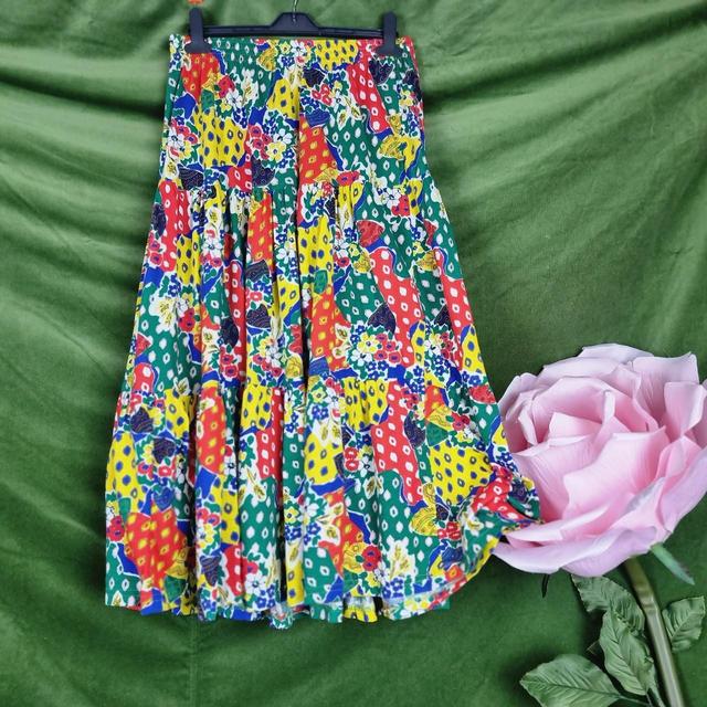 Vintage Women's Maxi Skirt - Multi - S on Productcaster.