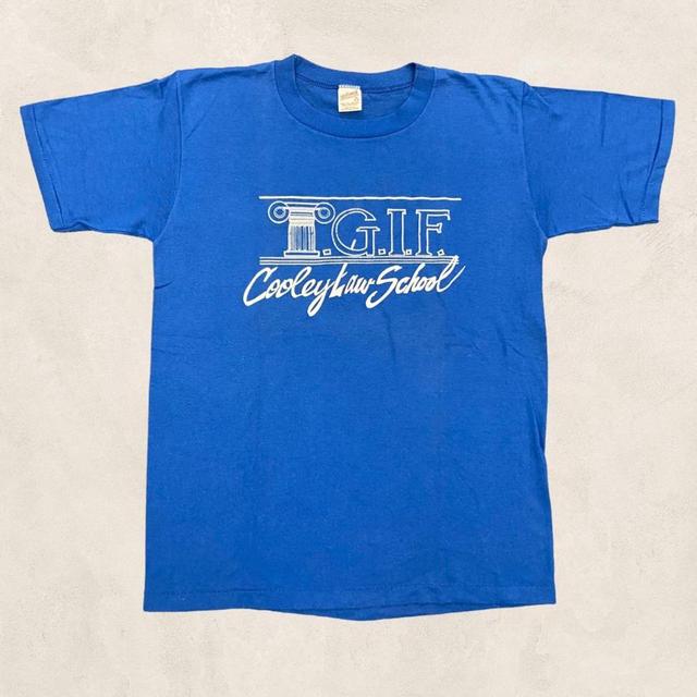 American Vintage Men's T-shirt - Blue - S on Productcaster.