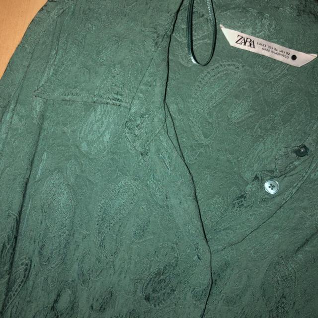 Zara Women's Shirt - Green - XL on Productcaster.