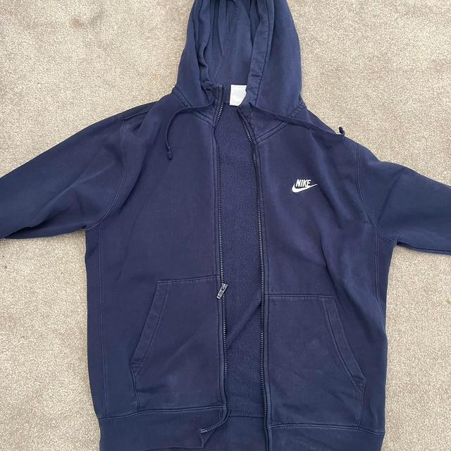 Nike Men's Hoodie - Navy/Blue - M on Productcaster.