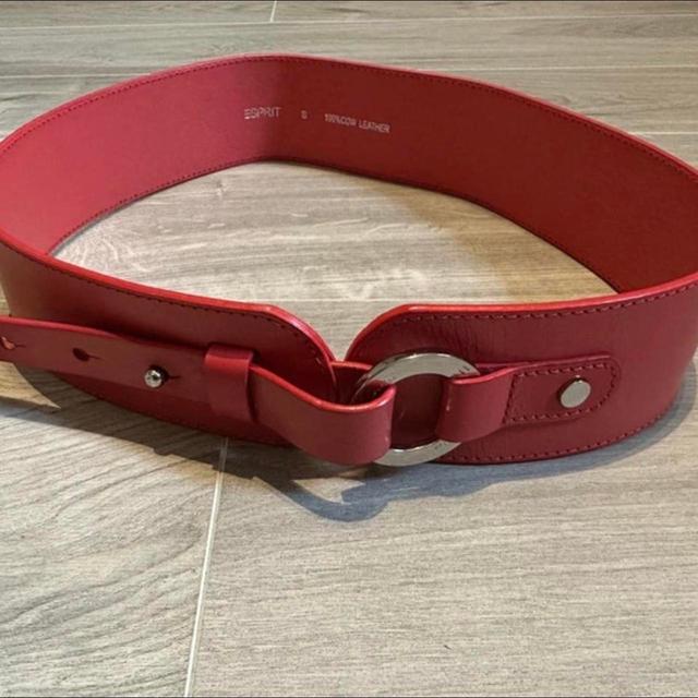 Esprit Women's Belt - Red on Productcaster.