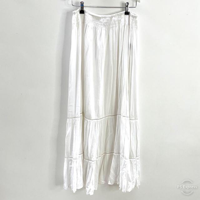 Ghost Women's Viscose Skirt - White - UK 12 on Productcaster.