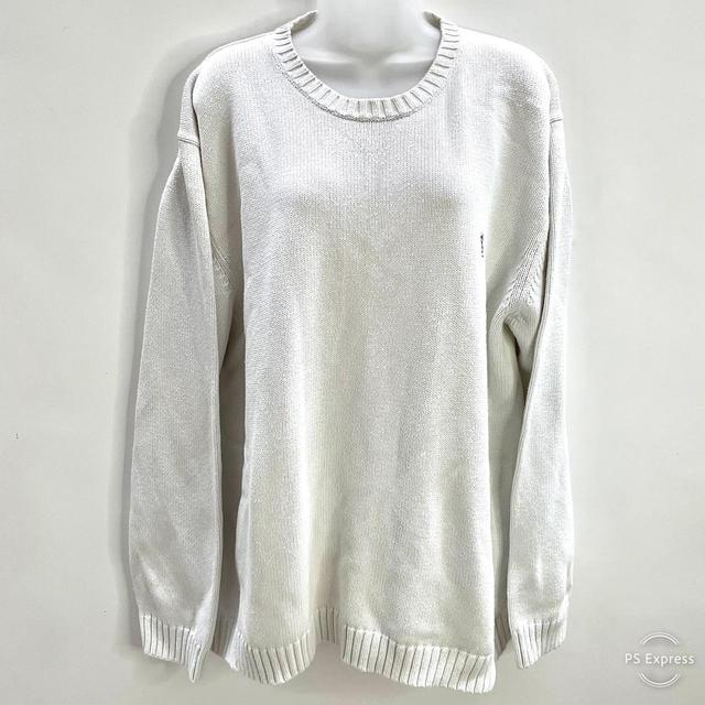 Yves Saint Laurent Men's Jumper - White/Cream - XL on Productcaster.