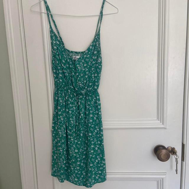 Hollister Co. Women's Mini Dress - Green - XXS on Productcaster.