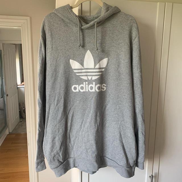 Adidas Originals Men's Hoodie - Grey - XL on Productcaster.