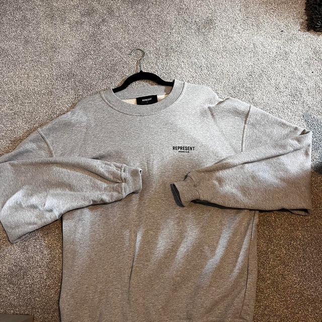 Represent Men's Sweatshirt - Grey - L on Productcaster.