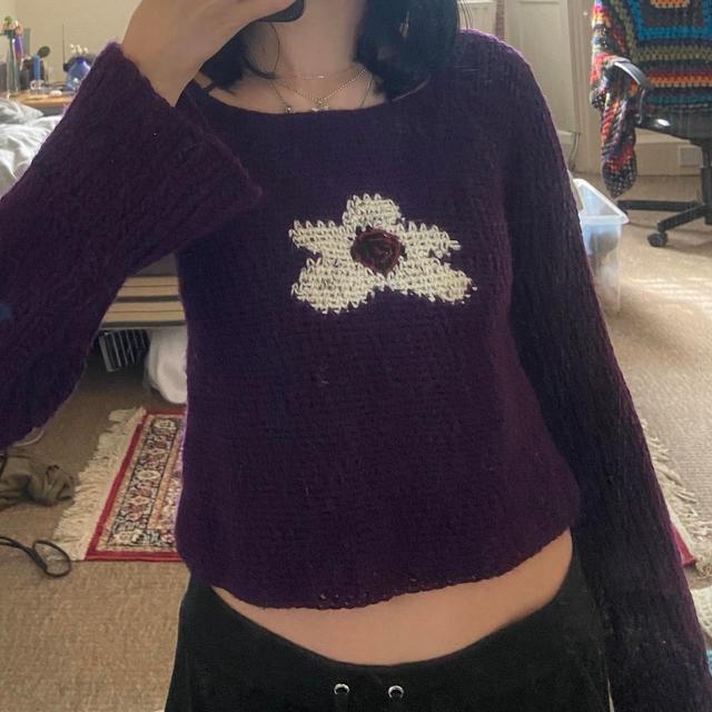 Women's Jumper - Purple - 8 on Productcaster.