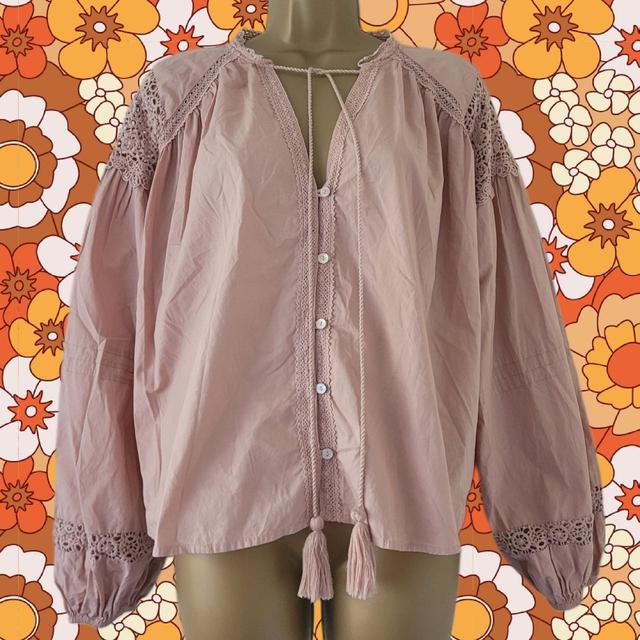 Topshop Women's Blouse - Pink - 12 on Productcaster.