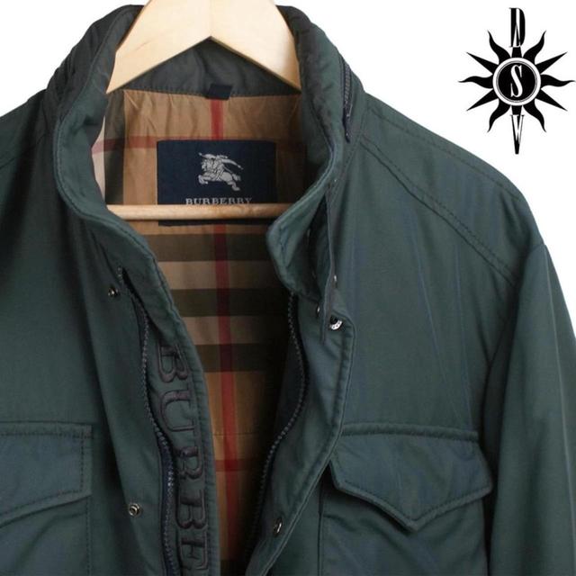 Burberry Men's Jacket - Green/Khaki - L on Productcaster.