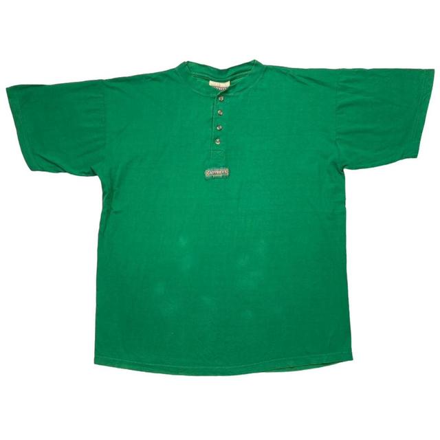 Men's T-shirt - Green - XL on Productcaster.