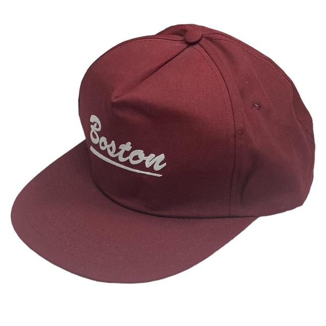 Men's Hat - Burgundy on Productcaster.