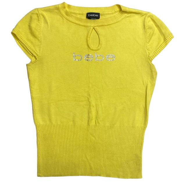 Bebe Women's Jumper - Yellow - L on Productcaster.