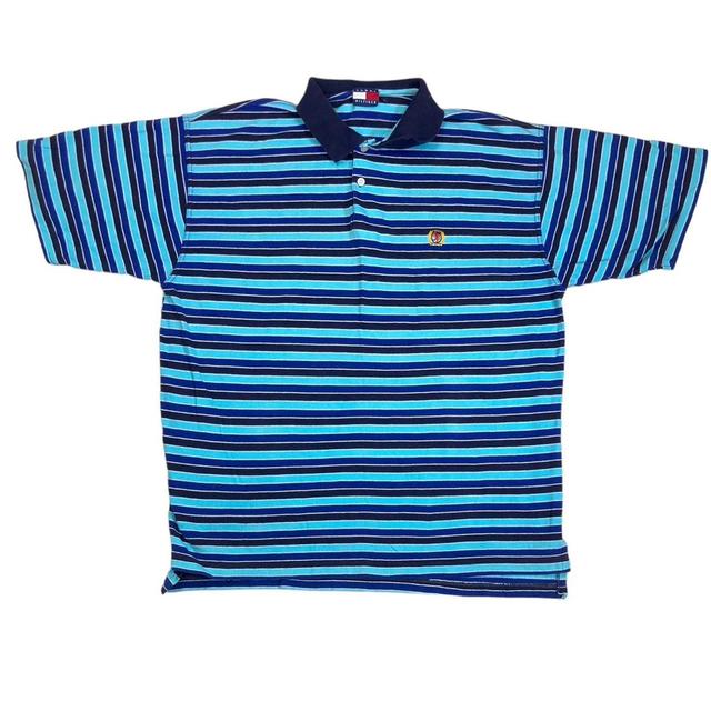 Tommy Hilfiger Men's Polo shirt - Blue/Navy - L on Productcaster.