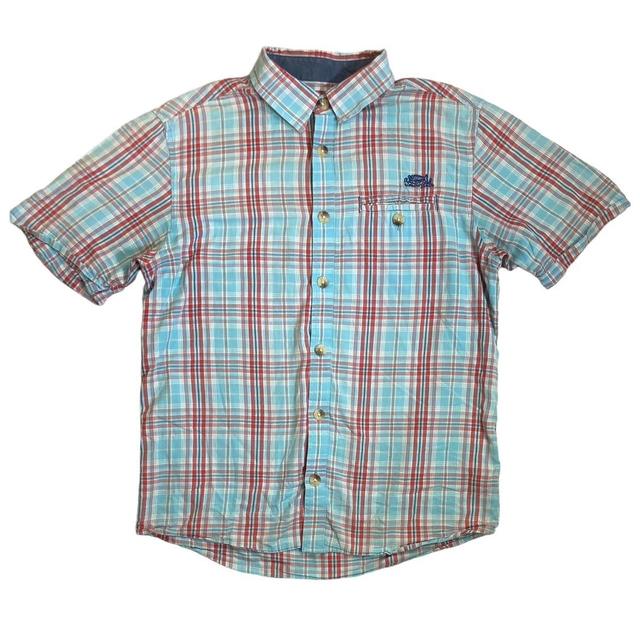 Weird Fish Men's Shirt - Blue/Red - S on Productcaster.