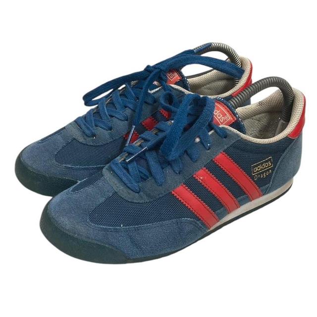 Adidas Women's Trainers - Blue/Red - UK 5 on Productcaster.